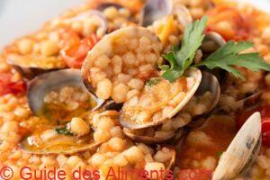 Soupe de fregola aux vongoles