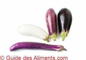 Aubergines assorties