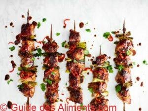 Brochettes de poulet Teriyaki