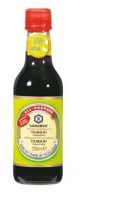 Sauce soja exempte de gluten