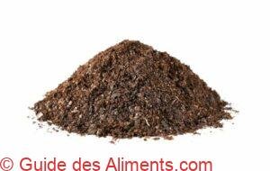 citron noir en poudre