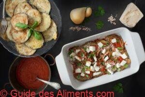 Préparer l'aubergine à la parmigiana
