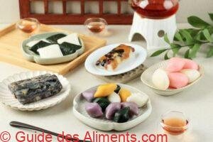 vari&eacute;t&eacute;s de tteok