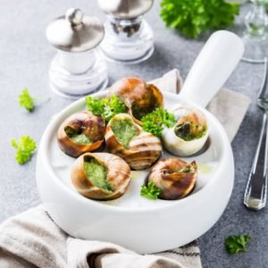 escargots avec Beurre à l'ail