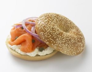 bagel au saumon