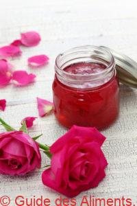 Confiture de pétales de roses