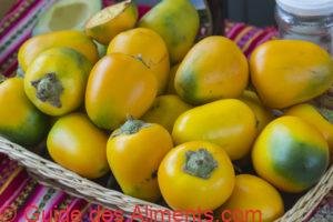 cocona fruit (Solanum sessiliflorum)