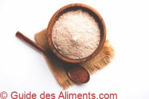 farine d'&eacute;leusine