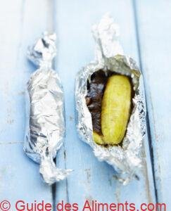 Papillote banane-chocolat