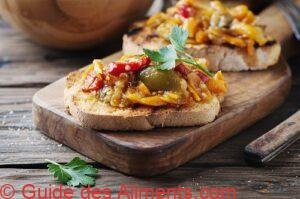bruschetta aux légumes