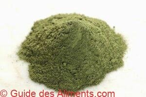 Molokheya, feuille de corette moulu