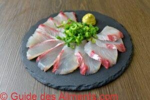 Sashimi de Hiramasa
