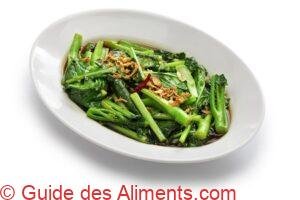 brocoli chinois à la sauce d'huitres