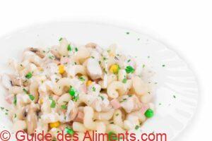 cavatappi aux l&eacute;gumes et &agrave; la saucisse