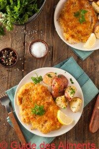 Escalope de porc panée