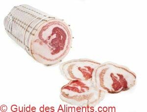 Pancetta arrotolata