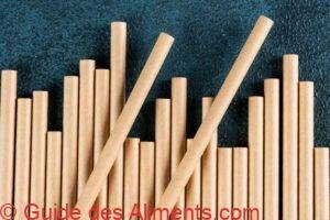 Pailles en papier kraft