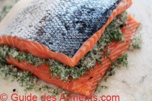 Pr&eacute;paration gravlax