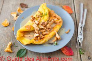 omelette aux chanterelles