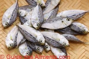 Hiiragi no himono, poisson-cheval séché tachetée, nourriture de délicatesse japonaise