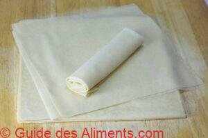feuilles &agrave; popiah