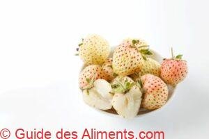 fraises blanches ananas