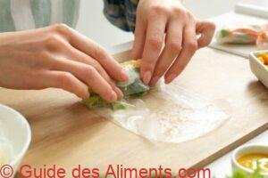 faire des rouleaux de printemps