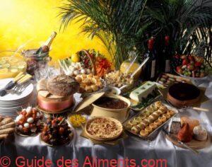 Buffet d'entr&eacute;es et de desserts fran&ccedil;ais