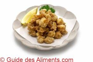 cartilage de poulet frit, l'un des menus populaires d'Izakaya (restaurant japonais)