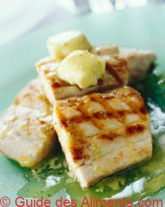 Filets de mahi-mahi grill&eacute;s au citron et herbes