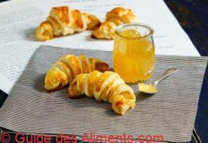 croissants avec confiture Cabello de &aacute;ngel