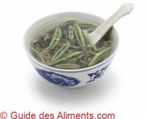 soupe de bras&eacute;nie, cuisine chinoise de Hangzhou