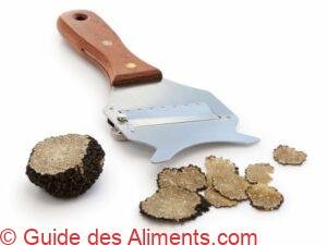truffe et trancheuse
