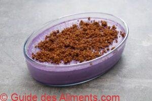 ube halaya maison (confiture d'igname violette) garni de latik