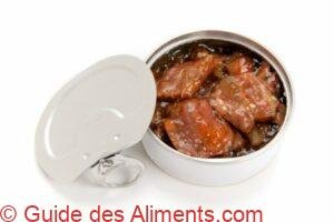 viande de baleine en conserve