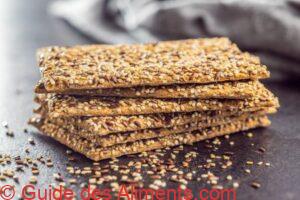 Knackebrot aux graines de s&eacute;same