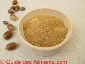 farine de gland
