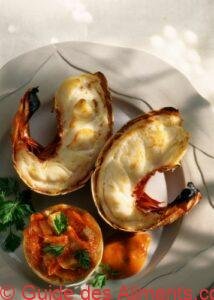 Demi-langouste royale grillée sauce choron