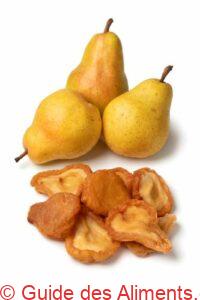 poires s&eacute;ch&eacute;es