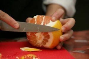 pr&eacute;parer un Pamplemousse