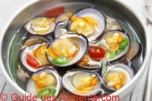 soupe de palourdes de Vénus (cyclina sinensis), cuisine coréenne