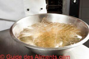 Feuille de g&eacute;latine