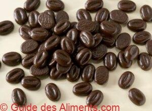 Grains de caf&eacute; en chocolat