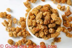 m&ucirc;res blanches s&eacute;ch&eacute;es