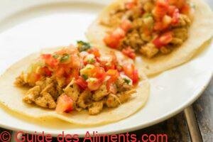 tacos mexicain avec du chirmol