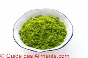 Wolffia globosa ou algue des marais, farine d'eau