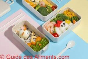 L'arrangement des bo&icirc;tes &agrave; bento japonaises
