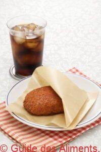Pain au curry frit japonais