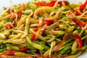 Tumis Bunga Pepaya ikan teri