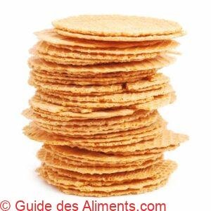 gaufrettes rondes